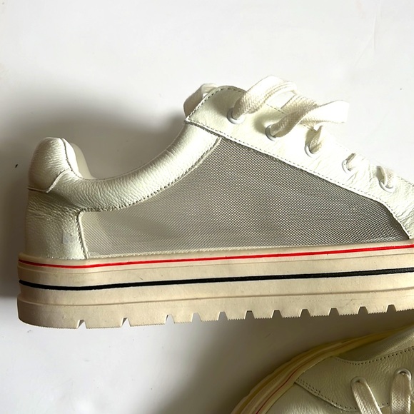 JESSICA SIMPSON Leather/Man Made Upper Athleisure Shoes - Side Mesh - Picture 4 of 4